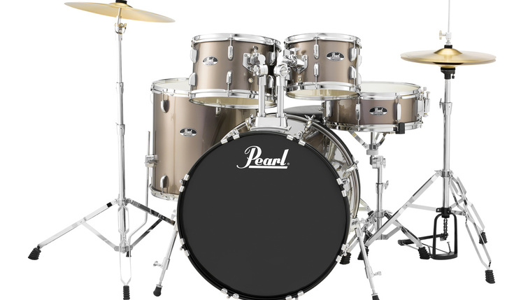 Pearl Road Show Bronze Metallic m/hardware, stol og 2 cymbaler